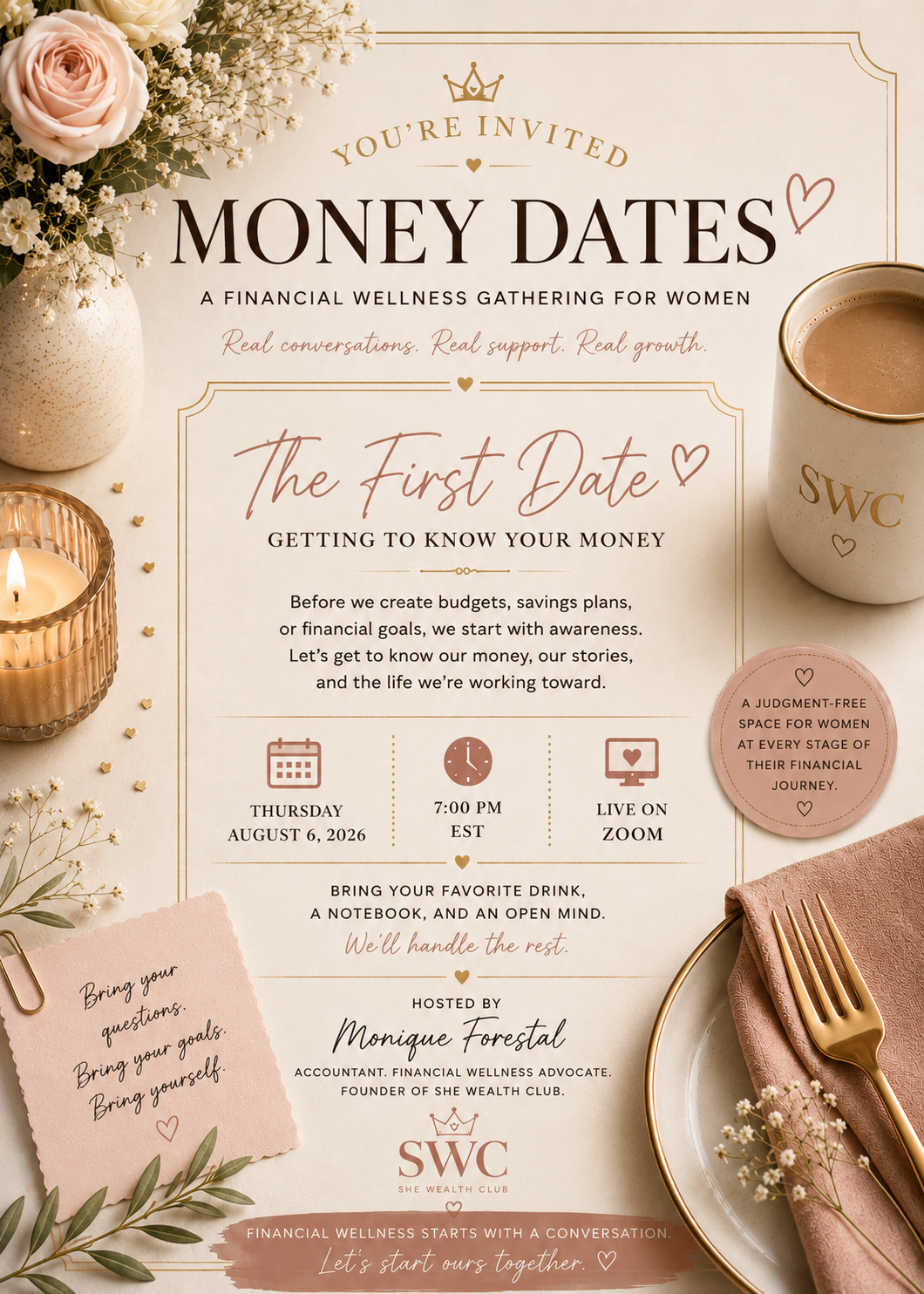 💌 The First Date - THURSDAY AUGUST 6, 2026 @ 7PM EST